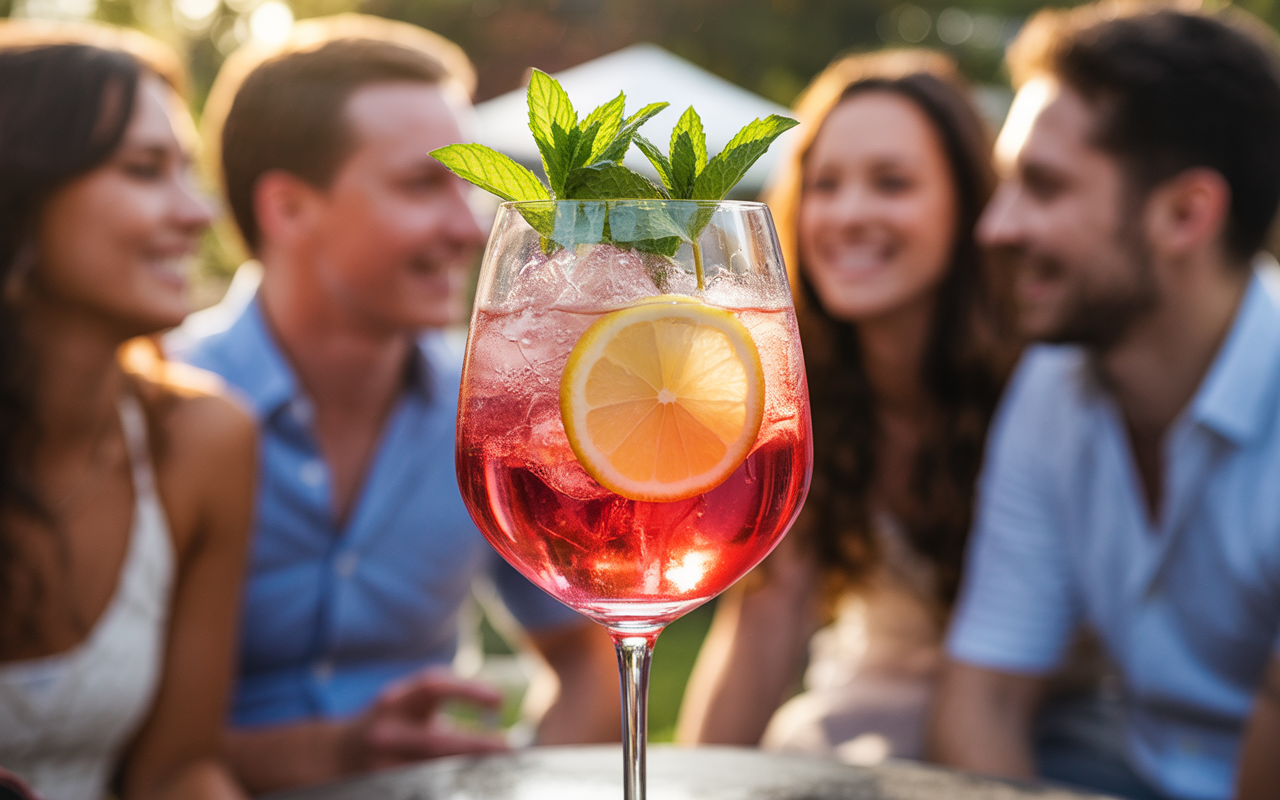 Spritz à la fleur de sureau : Un cocktail éclatant !