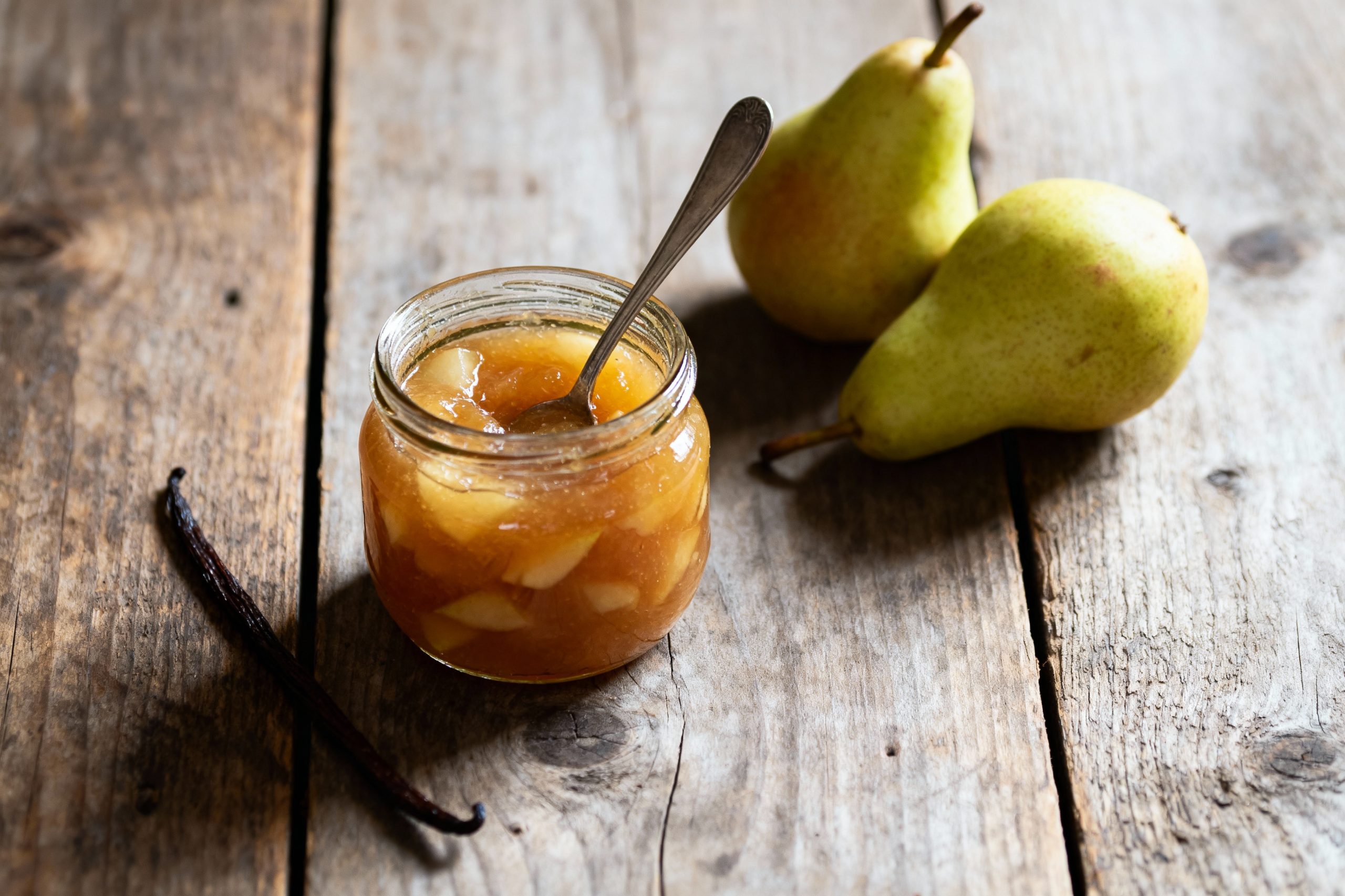 confiture poire-vanille