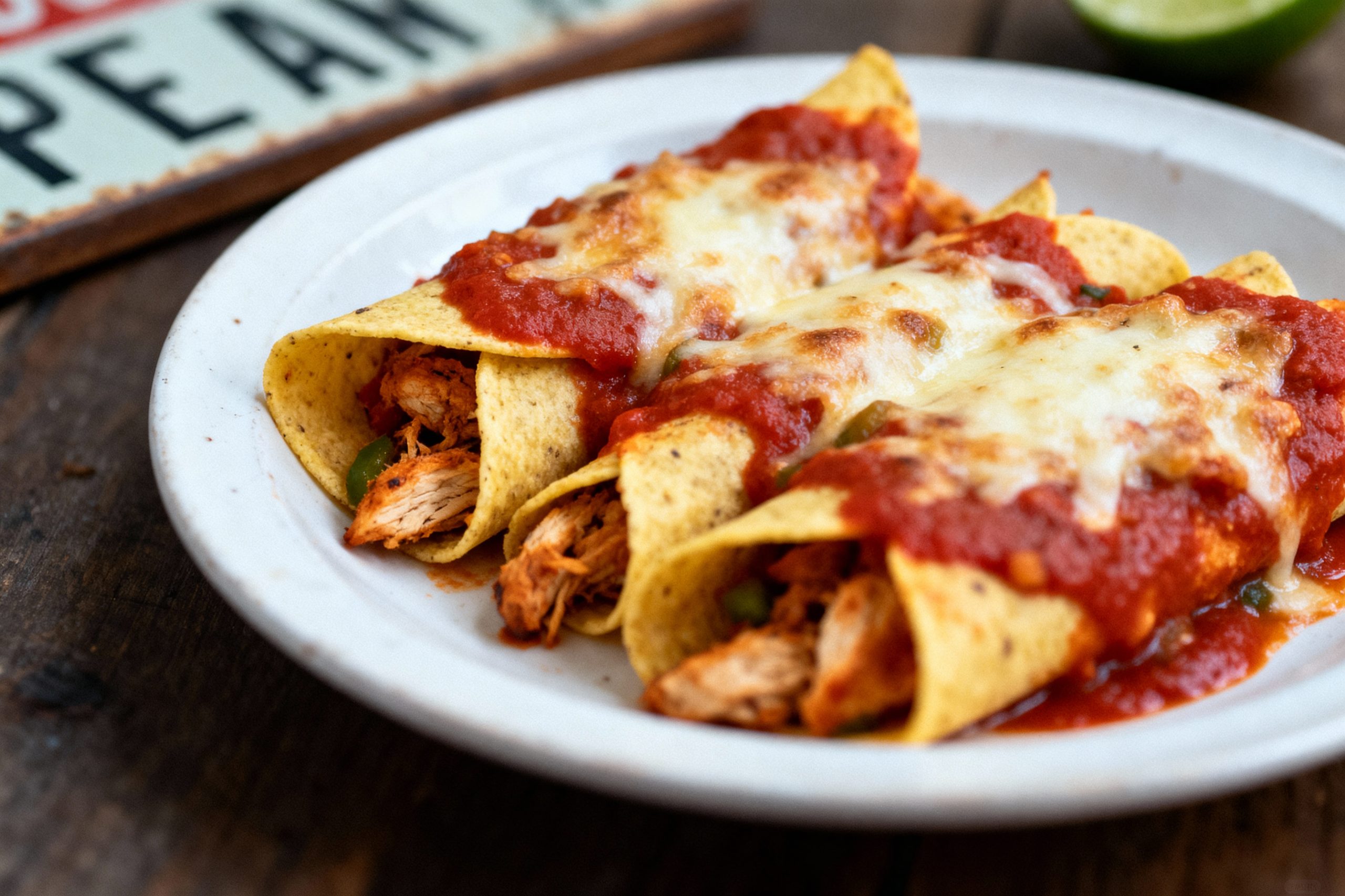 recette d'enchiladas au poulet