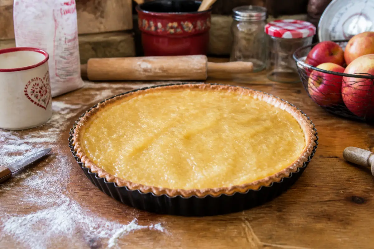 Tarte à la compote de pommes : Recette gourmande au rhum